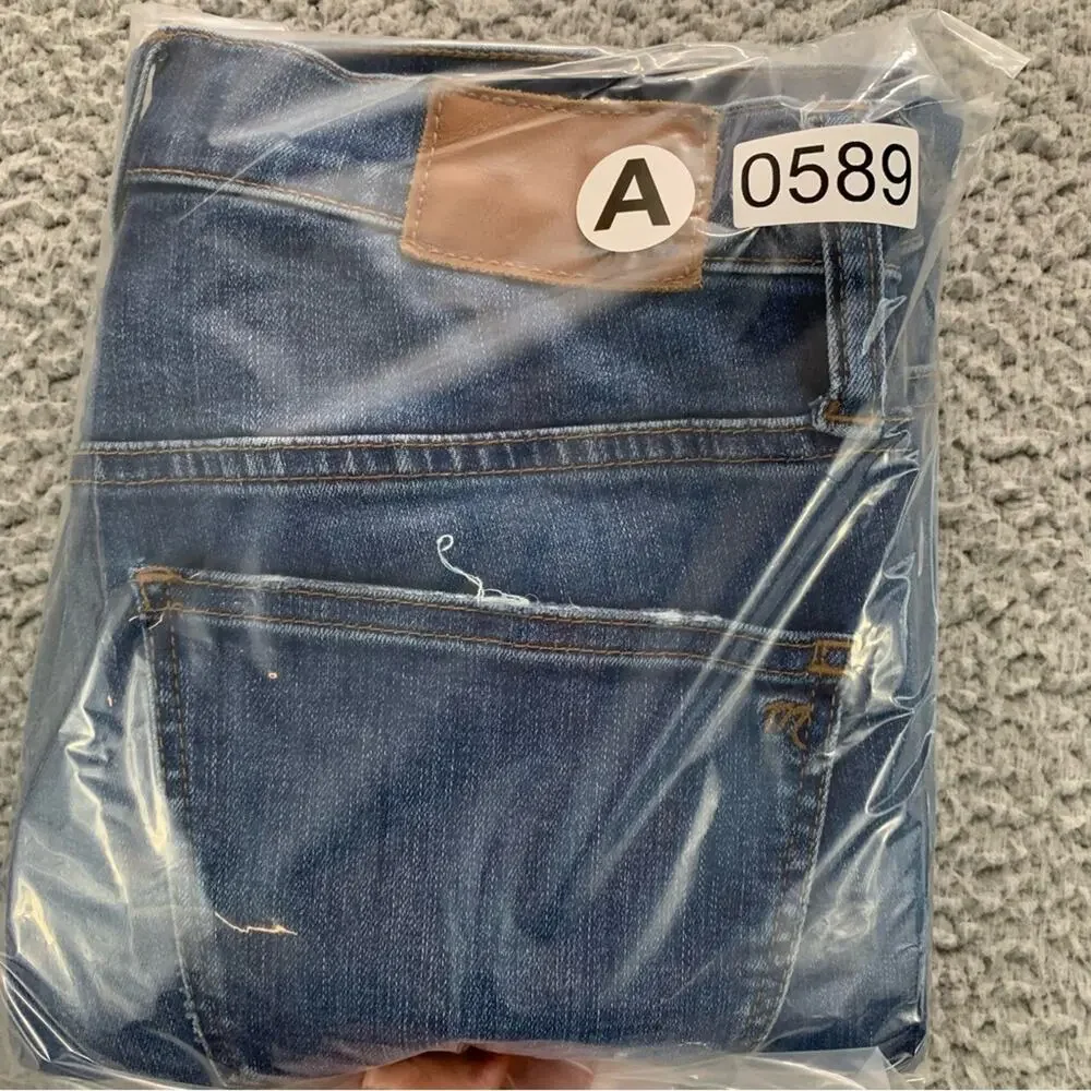 Madewell 10" High-Rise Skinny Button-Front Drop-Hem Women's Jeans  -  Size:  26 - Picture 16 of 16